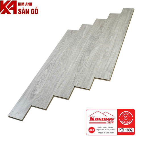 Sàn Gỗ Công Nghiệp 12MM KOSMOS-KB 1892